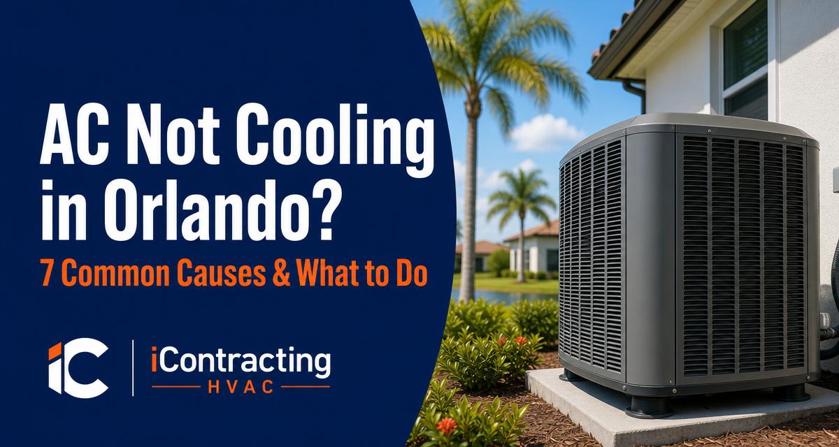 AC Not Cooling in Orlando? 7 Common Causes & What to Do — iContracting HVAC